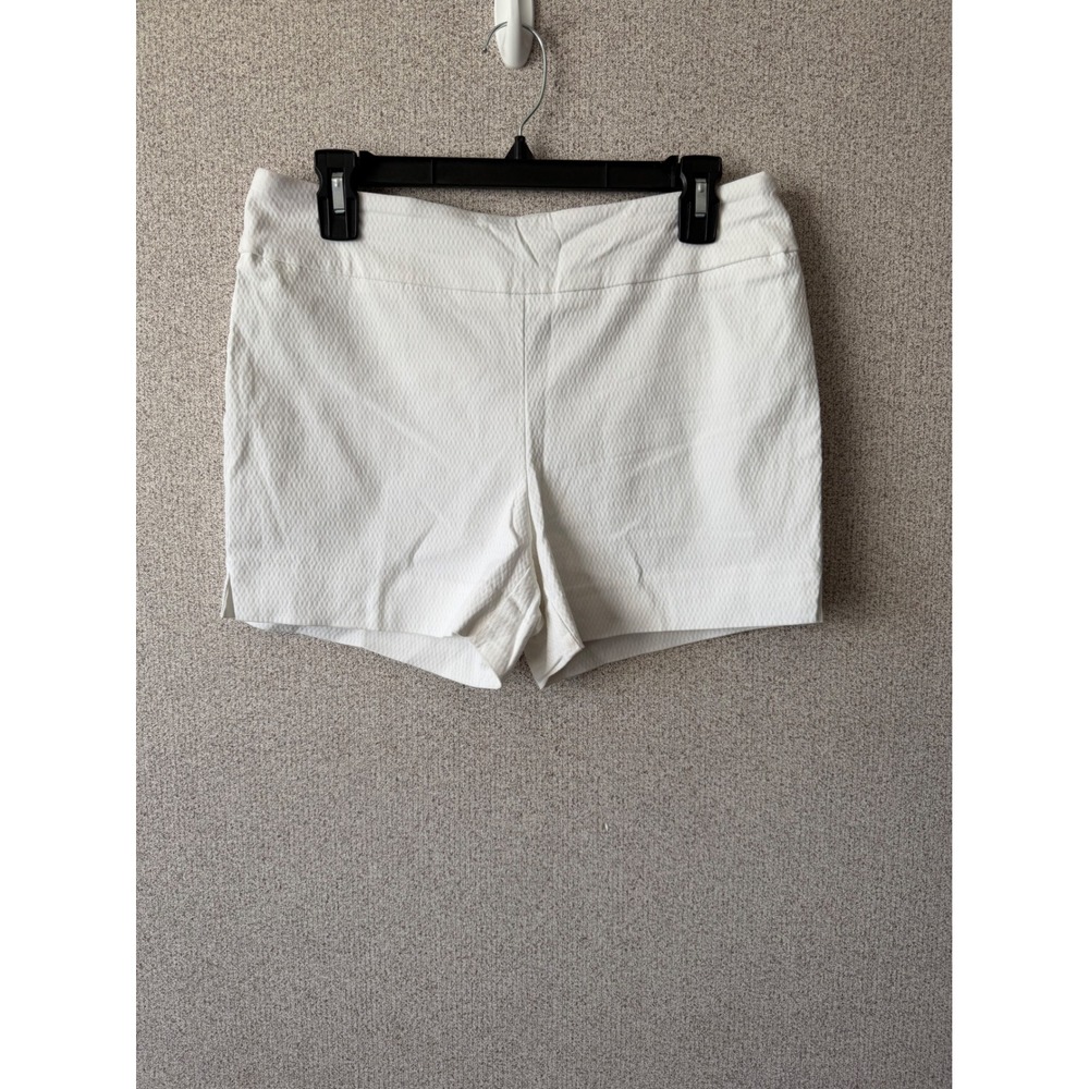 Counterparts White Seersucker Shorts Women's PM Career Casual Summer